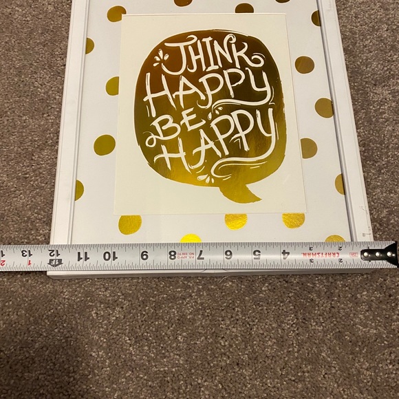 Wall art. Think happy be happy - Picture 3 of 4